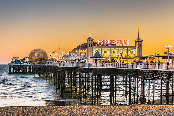 Sunset at Brighton Pier