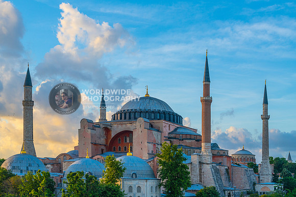 Hagia Sophia at Sunset
