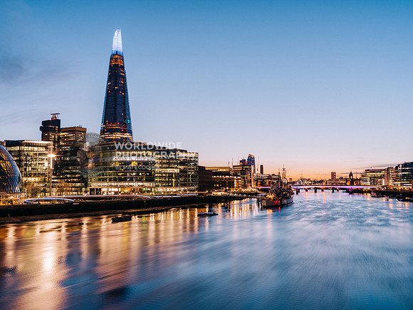 Dusk at The Shard