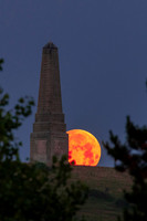 Strawberry Moon at Culver Down