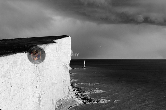 Beachy Head in Black and White