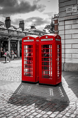 Telephone Boxes...Covent Garden