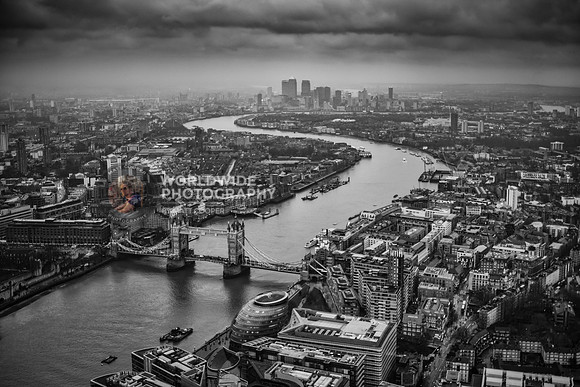 London from the top of The Shard