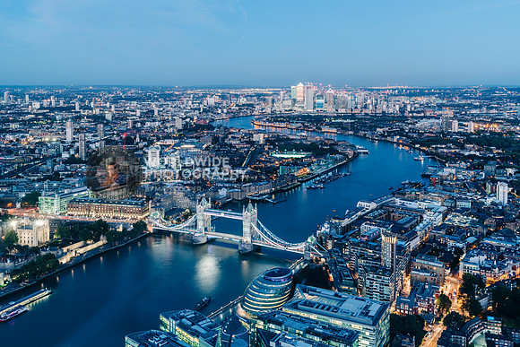 London from The Shard