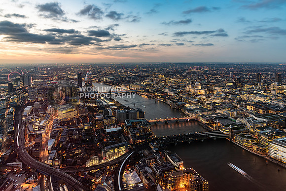 Sunset from The Shard