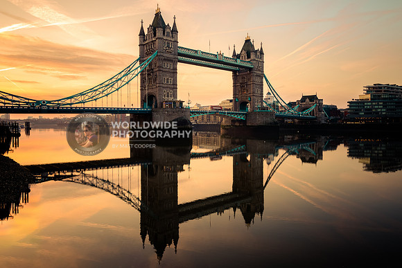 Tower Bridge reflection