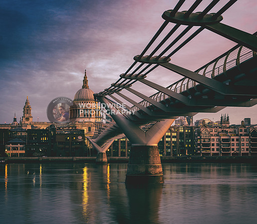 St.Paul's Cathedral at sunrise