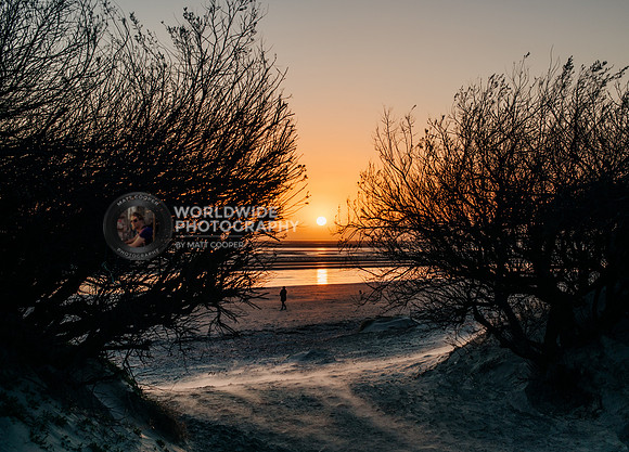 West Wittering in a gale.