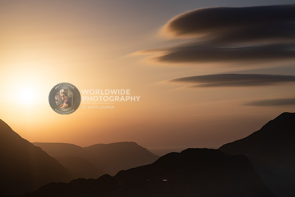 Sunset in the Lake District