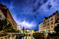 Lightning in Ljubljana