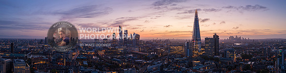Sunrise in the city