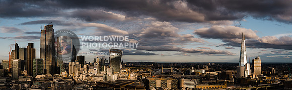 Clouds around the city