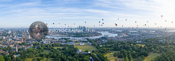 The Lord Mayor's hot air ballon regatta
