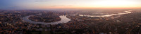The snaking River Thames