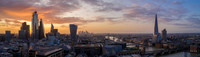London's colourful sunrise