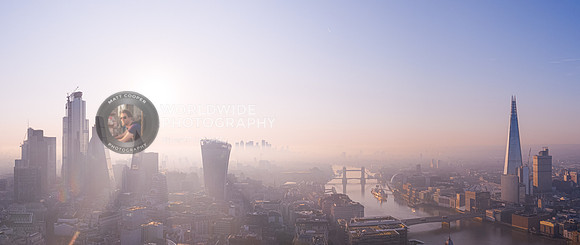 London in the mist