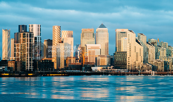 Canary Wharf sunrise