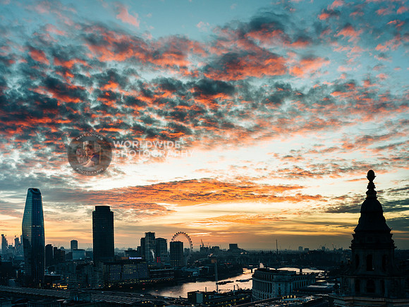 Colourful sunset