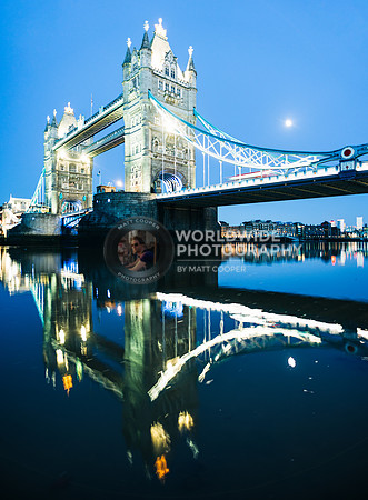 Moonlit Tower Bridge