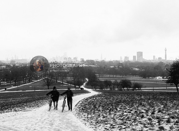 Primrose Hill in the snow