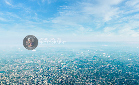 London from the air - 40 miles of the River Thames from Westminster to the sea