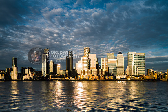 Canary Wharf sunrise
