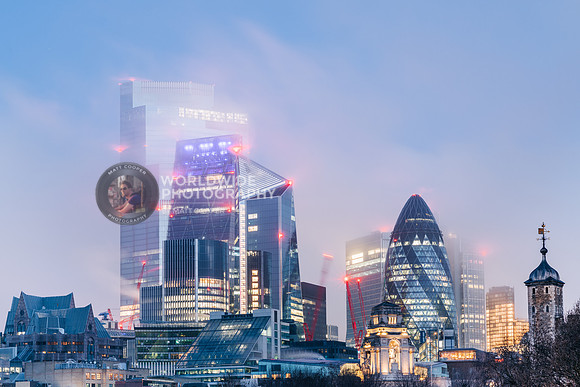 The city in the mist