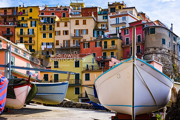 Boats at Manarola