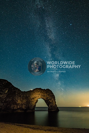 The Milky Way at Durdle Door