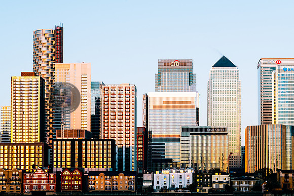 Canary Wharf sunrise