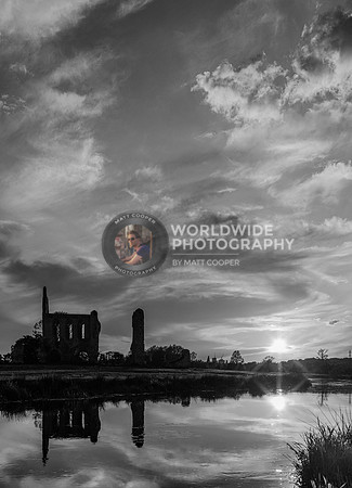 The Priory black and white