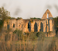 The Priory at sunset