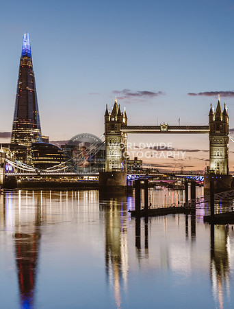 Dusk in London
