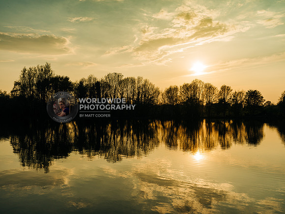 Sunset at Coxes Mill Pond
